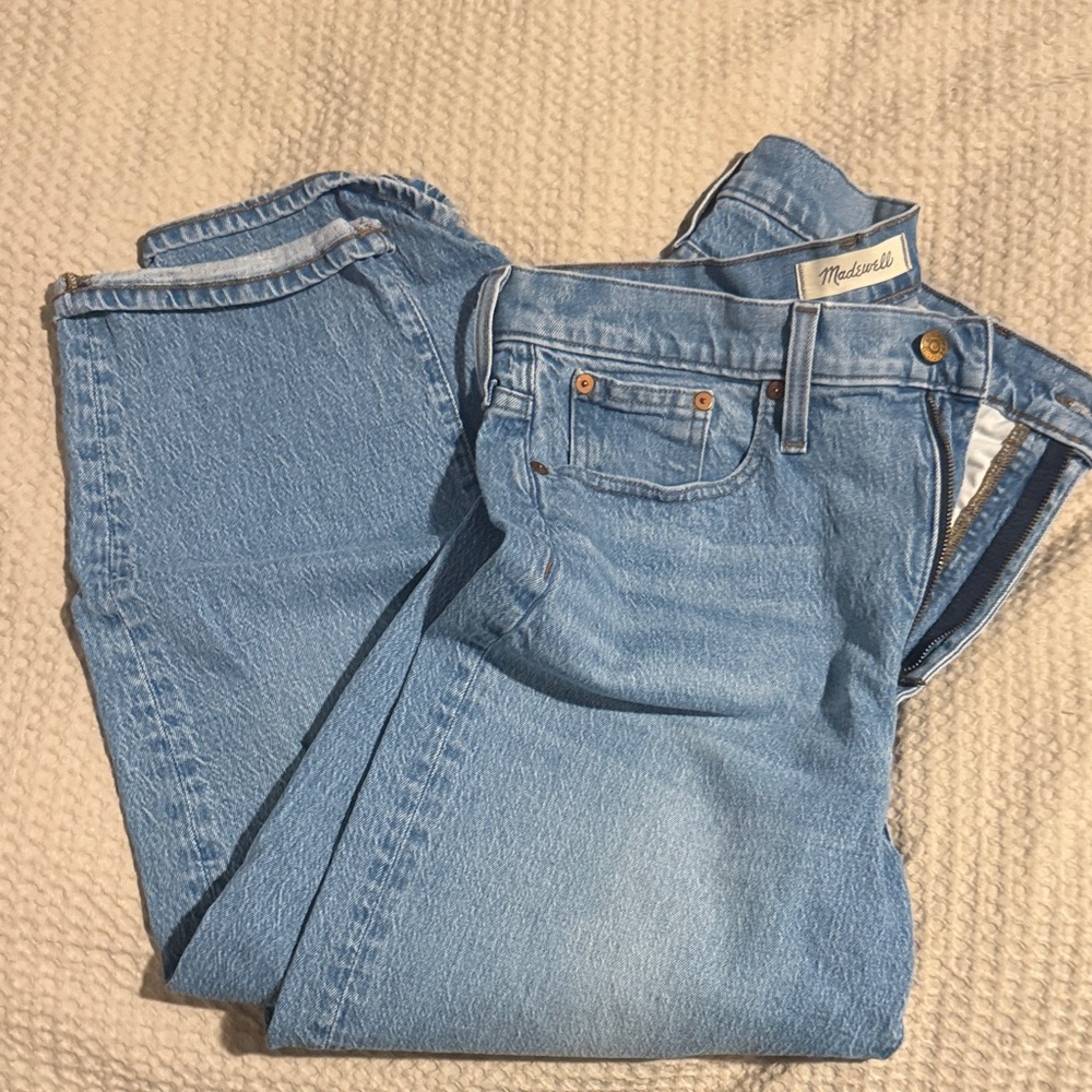 Madewell Women's Denim Straight Leg Jeans